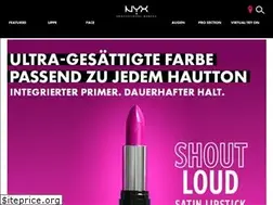 Sites similar to nyxcosmetics.de