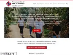 Sites similar to nz4healthresearch.org.nz