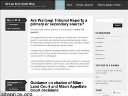 Sites similar to nzlawstyleguide.wordpress.com