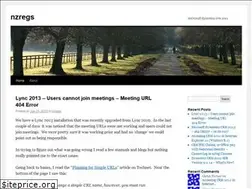 Sites similar to nzregs.wordpress.com