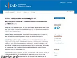 Sites similar to o-bib.de