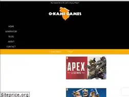 Sites similar to o-kami-games.com