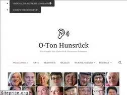 Sites similar to o-ton-hunsrueck.de