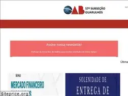 Sites similar to oabguarulhos.org.br