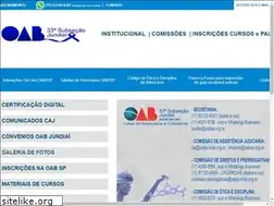Sites similar to oabjundiai.org.br
