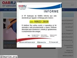 Sites similar to oabmacae.org.br