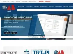 Sites similar to oabpi.org.br