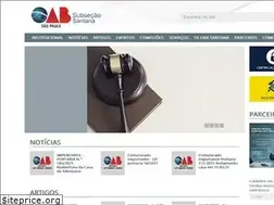 Sites similar to oabsantana.org.br