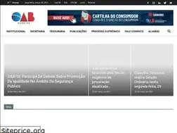 Sites similar to oabsergipe.org.br