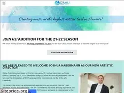 Sites similar to oahuchoral.org