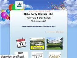 Sites similar to oahupartyrentals.net