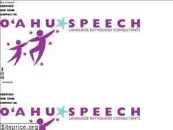 Sites similar to oahuspeech.com