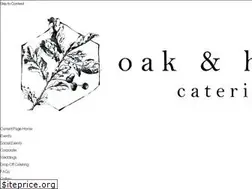 Sites similar to oakandhoneycatering.com