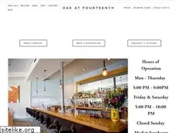 Sites similar to oakatfourteenth.com