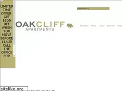 Sites similar to oakcliffapt.com