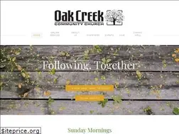 Sites similar to oakcreekchurch.com