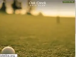 Sites similar to oakcreekgolfclub.com