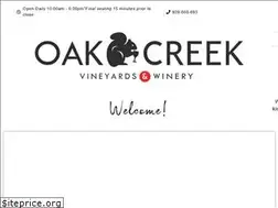Sites similar to oakcreekvineyards.net
