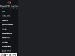 Sites similar to oakdalebaptist.org