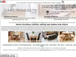 Sites similar to oakdiningsets.co.uk