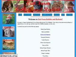 Sites similar to oakfarmrabbitsandrodents.co.uk