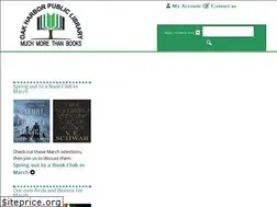 Sites similar to oakharborpubliclibrary.org