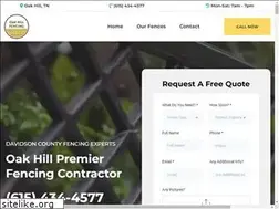 Sites similar to oakhillfencing.com