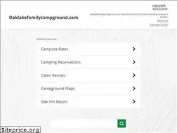 Sites similar to oaklakefamilycampground.com