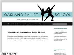 Sites similar to oaklandballetschool.com