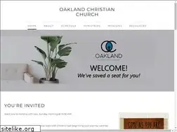 Sites similar to oaklandchristianchurch.net