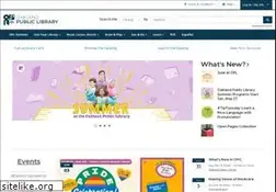 Sites similar to oaklandlibrary.org