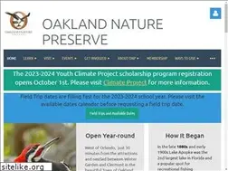 Sites similar to oaklandnaturepreserve.org