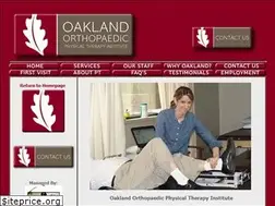 Sites similar to oaklandorthopt.com