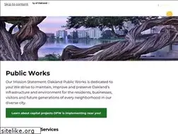 Sites similar to oaklandpw.com