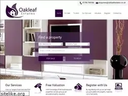 Sites similar to oakleafestates.co.uk