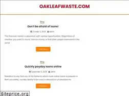 Sites similar to oakleafwaste.com