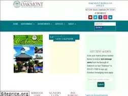 Sites similar to oakmontborough.com