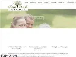 Sites similar to oakparkmanorlp.net