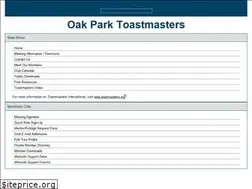Sites similar to oakparktoastmasters.org