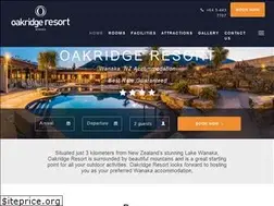 Sites similar to oakridge.co.nz