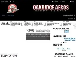 Sites similar to oakridgeaeroshockey.ca