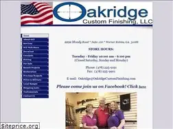 Sites similar to oakridgecustomfinishing.com