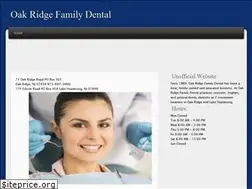 Sites similar to oakridgefamilydental.net
