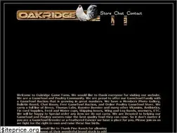 Sites similar to oakridgegamefarm.net