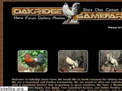 Sites similar to oakridgegamefowl.net
