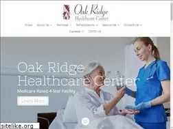 Sites similar to oakridgehealthcare.net