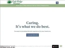 Sites similar to oakridgemanornursing.com