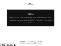 Sites similar to oakridgesmiles.com