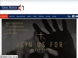 Sites similar to oakridgeumc.org
