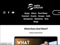 Sites similar to oakschurch.com